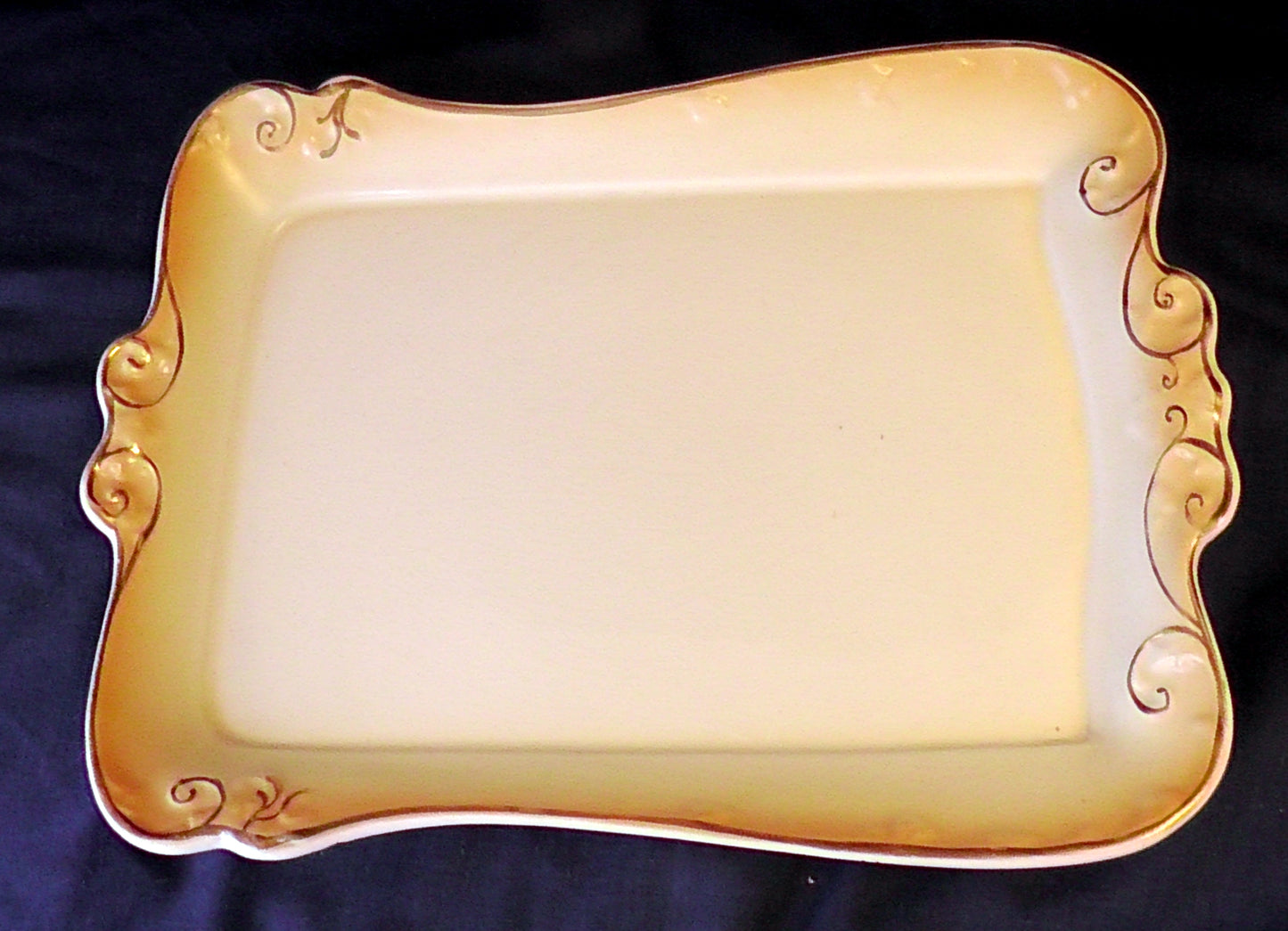 Antique Crown Devon "Lune" Cheese Dish