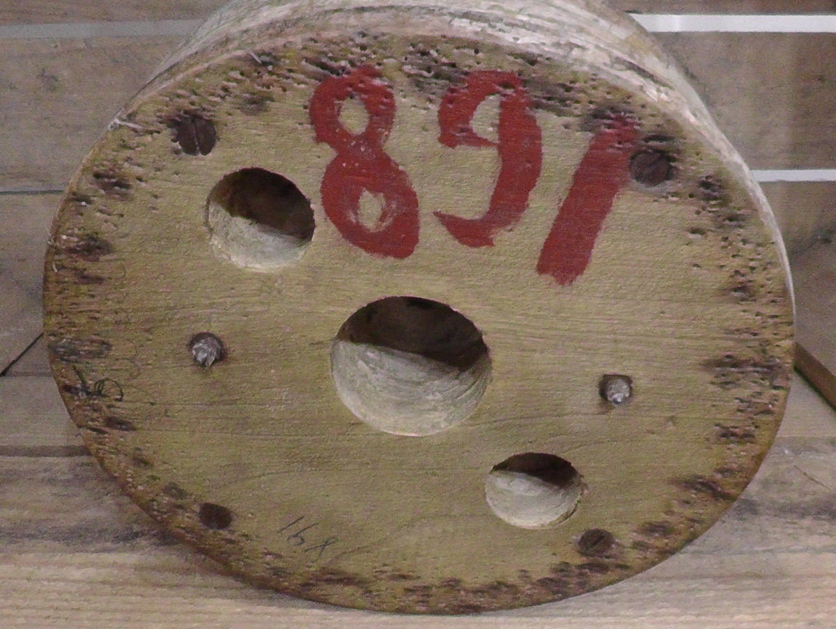 Antique Milliners Peaked Hat Mould Block/Haberdashery Shop Display