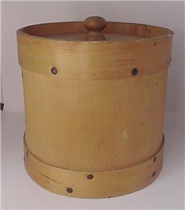 Staved Wooden Flour/Sugar Firkin/Storage Box