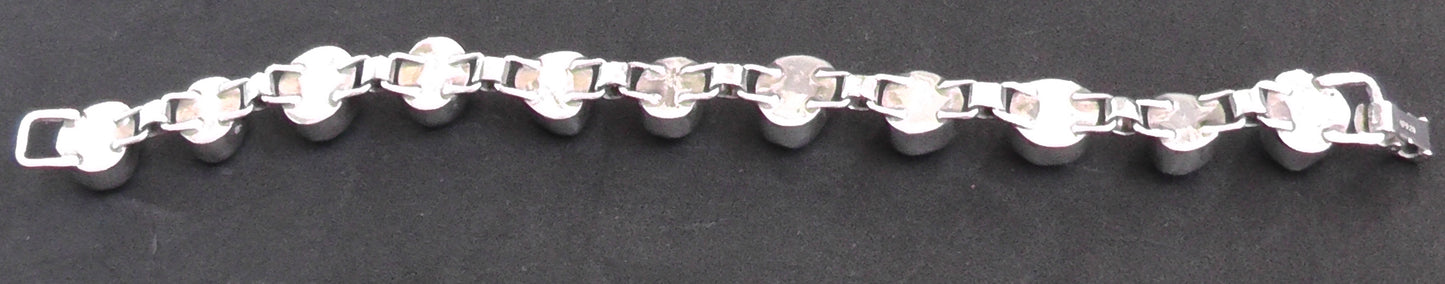 Silver and Turquoise Bracelet - Eisenberg & Sons
