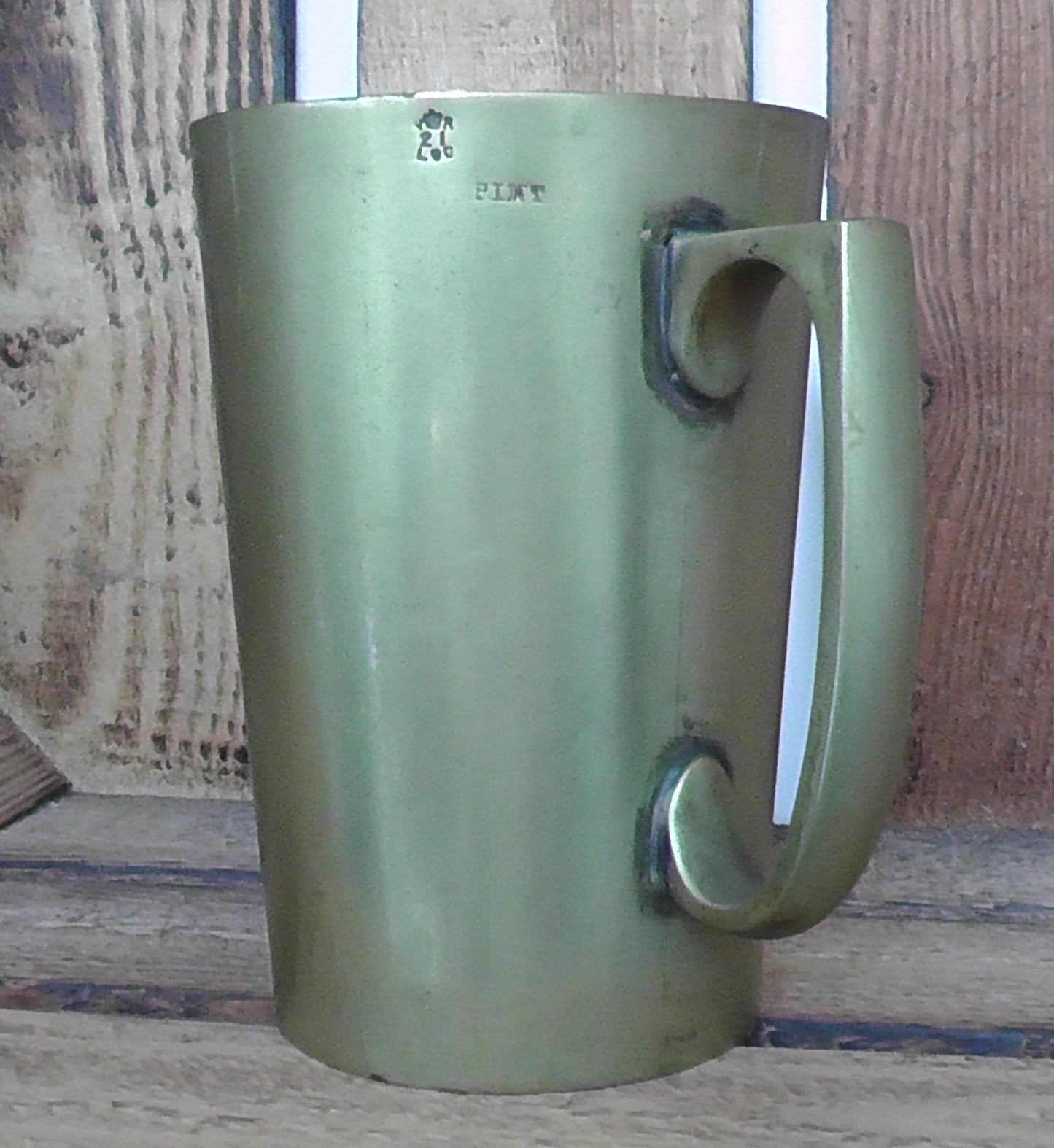 Victorian Brass 1 Pint Measure Tankard