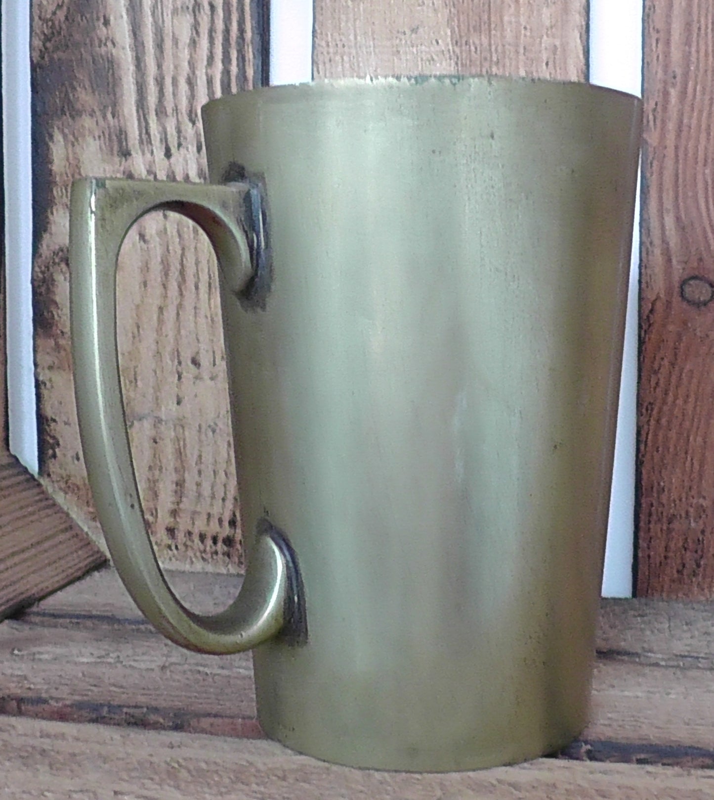 Victorian Brass 1 Pint Measure Tankard