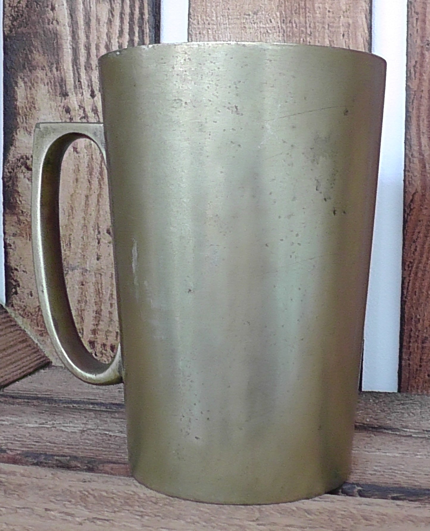 Victorian Brass 1 Pint Measure Tankard
