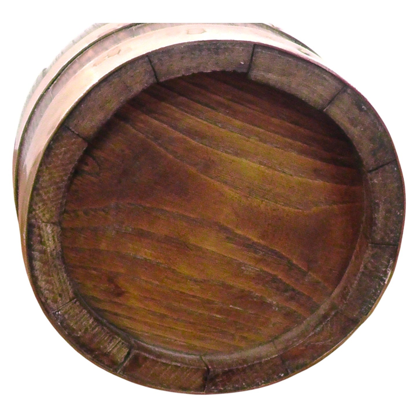 Antique French Coopered Cider Jug (25cm Tall)