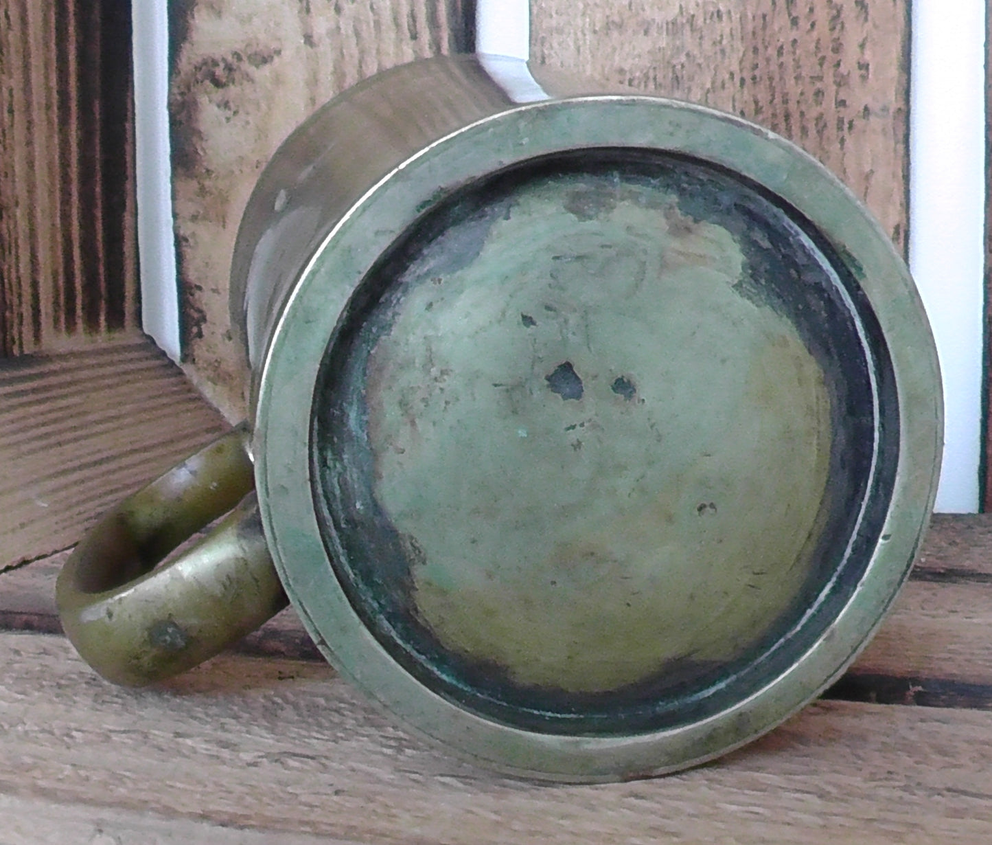 Victorian Brass 1 Pint Measure Tankard