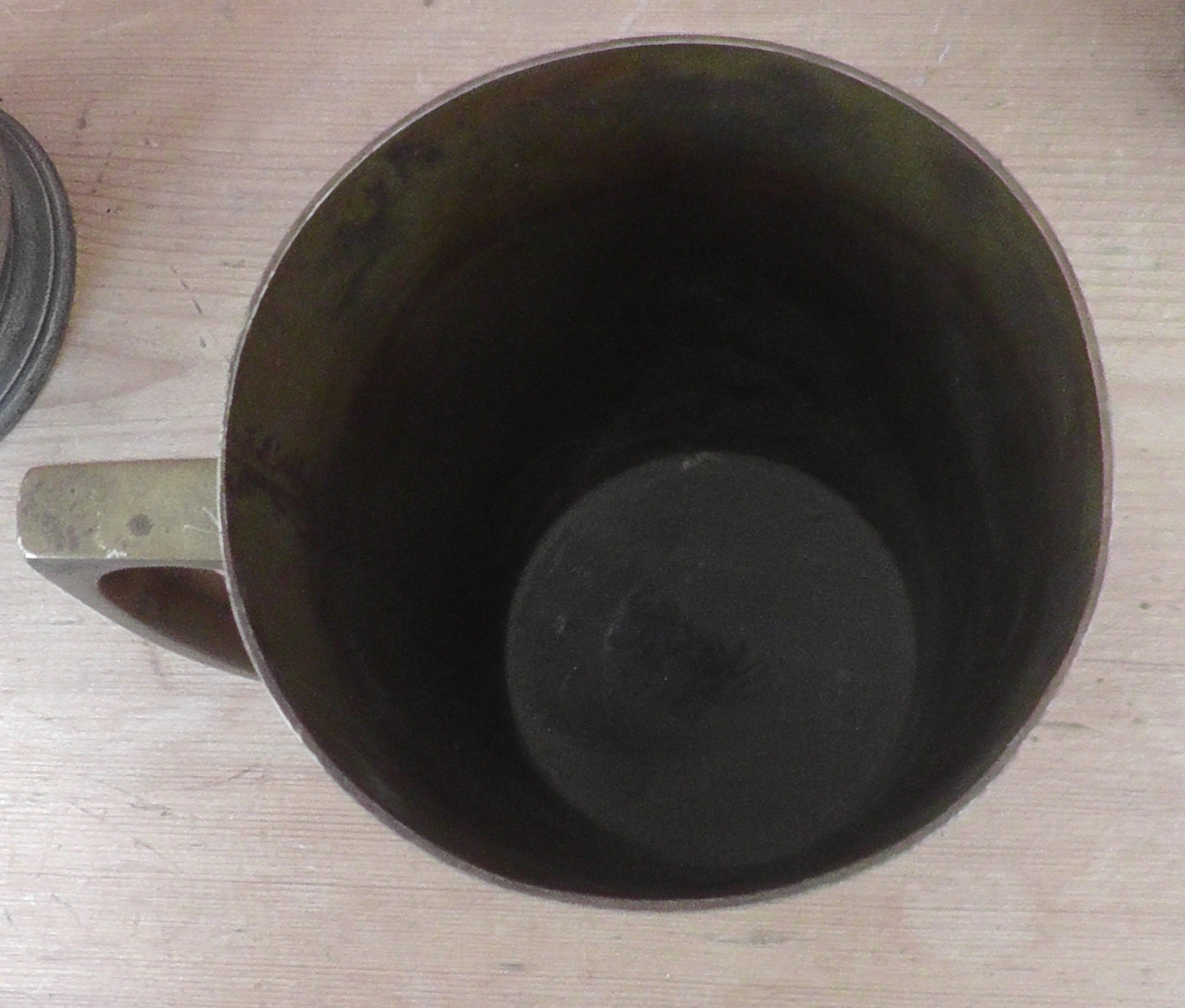 Victorian Brass 1 Pint Measure Tankard