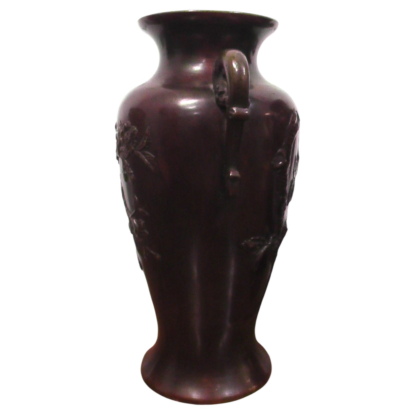 Pair of early 20th Century (Meiji Period) Bronze Vases