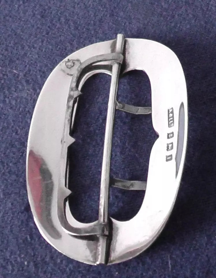 Solid Silver Edwardian Buckle Dates 1908 - Adie & Lovekin