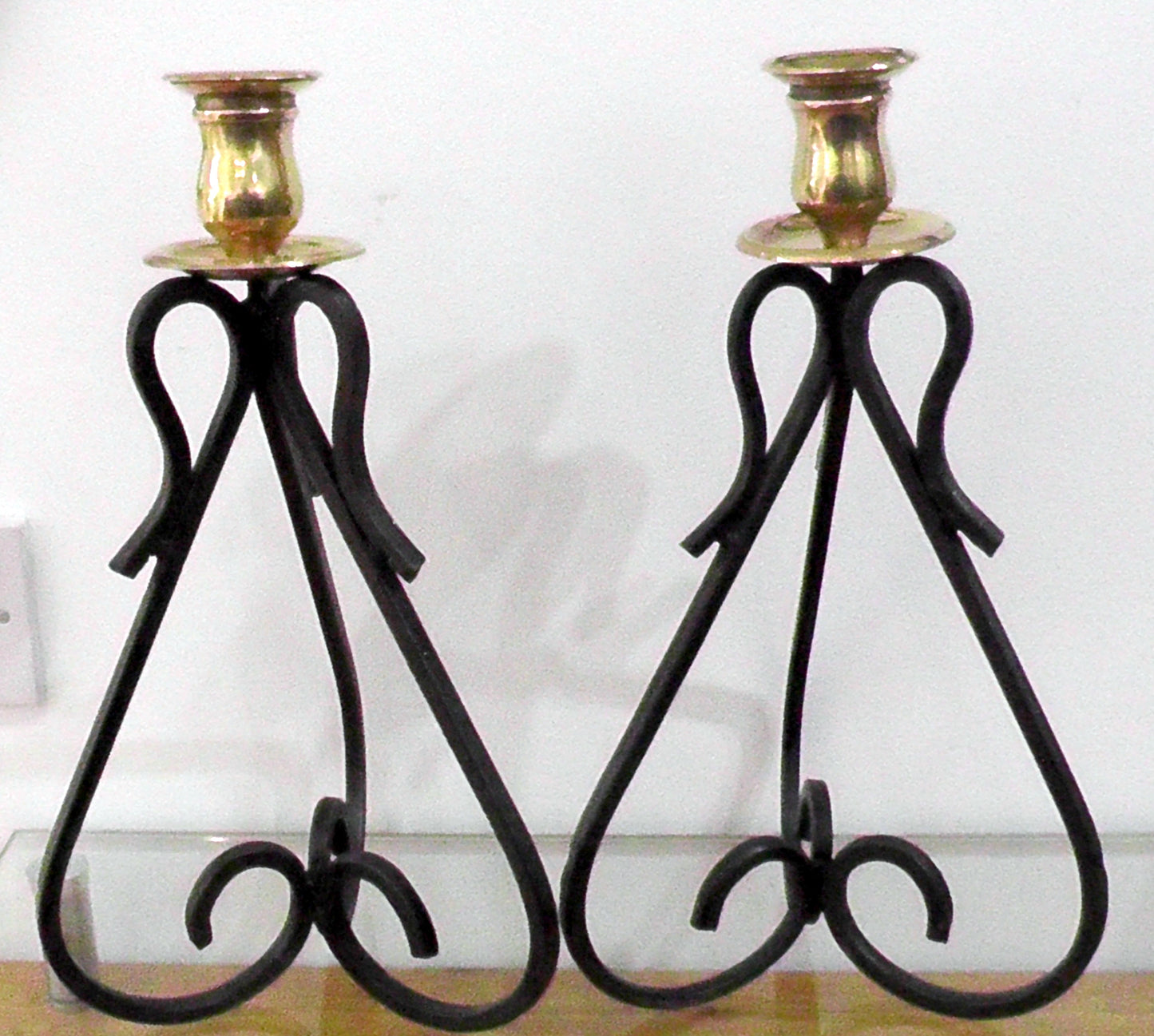 Pair of Arts & Craft Style Candlesticks