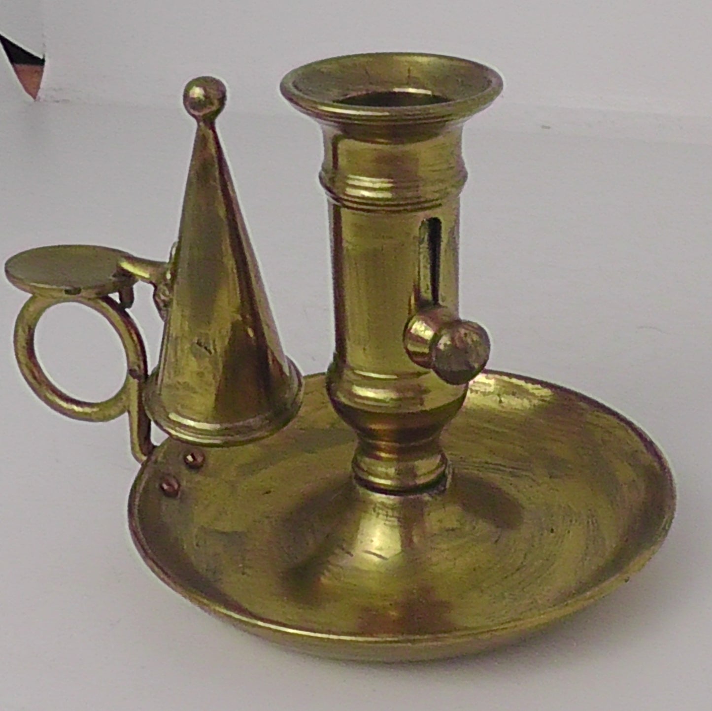 Brass Chamberstick/Candlestick with suffer