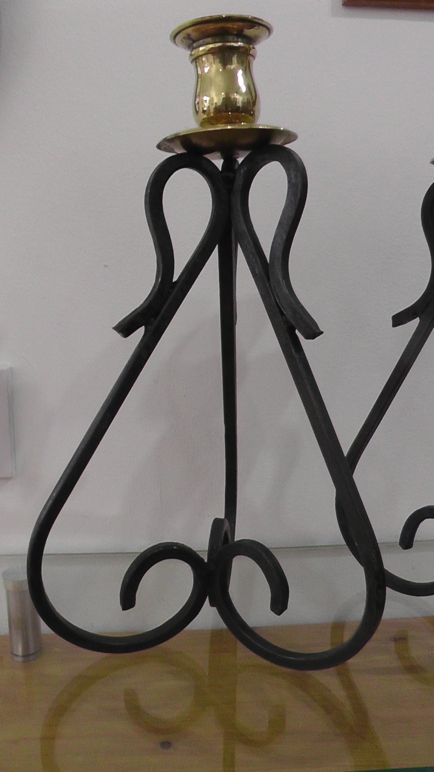 Pair of Arts & Craft Style Candlesticks