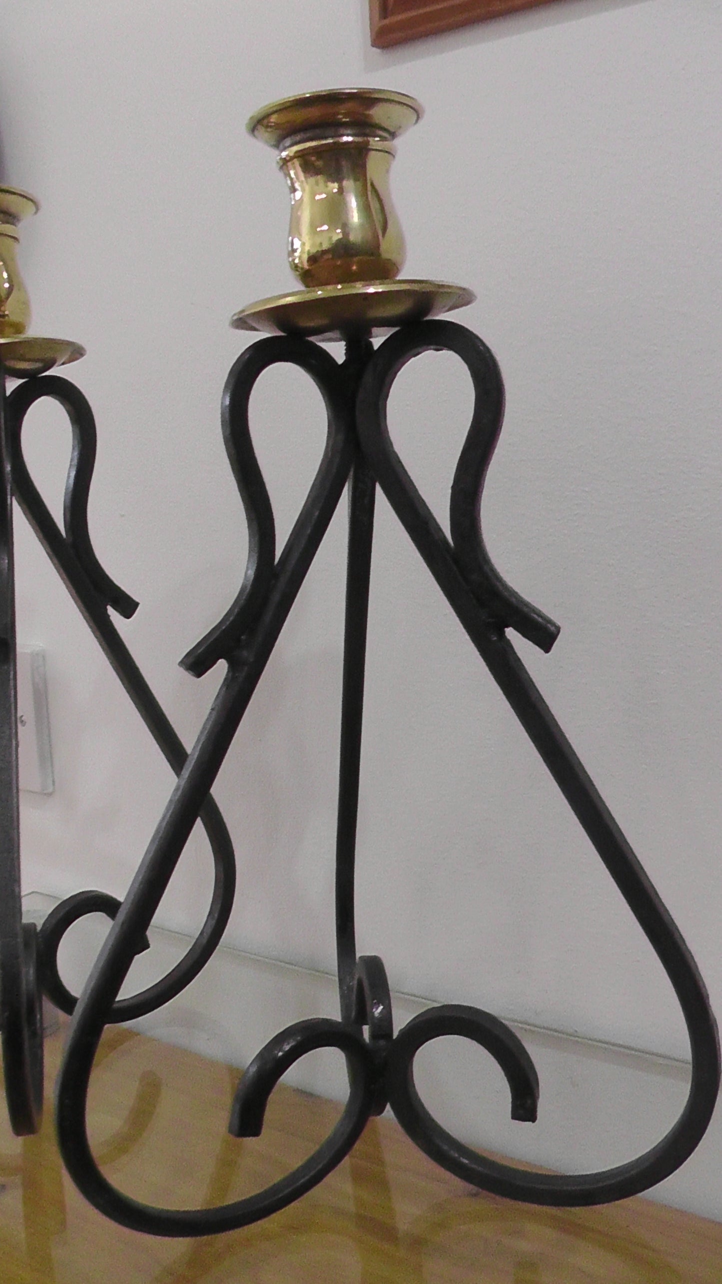 Pair of Arts & Craft Style Candlesticks