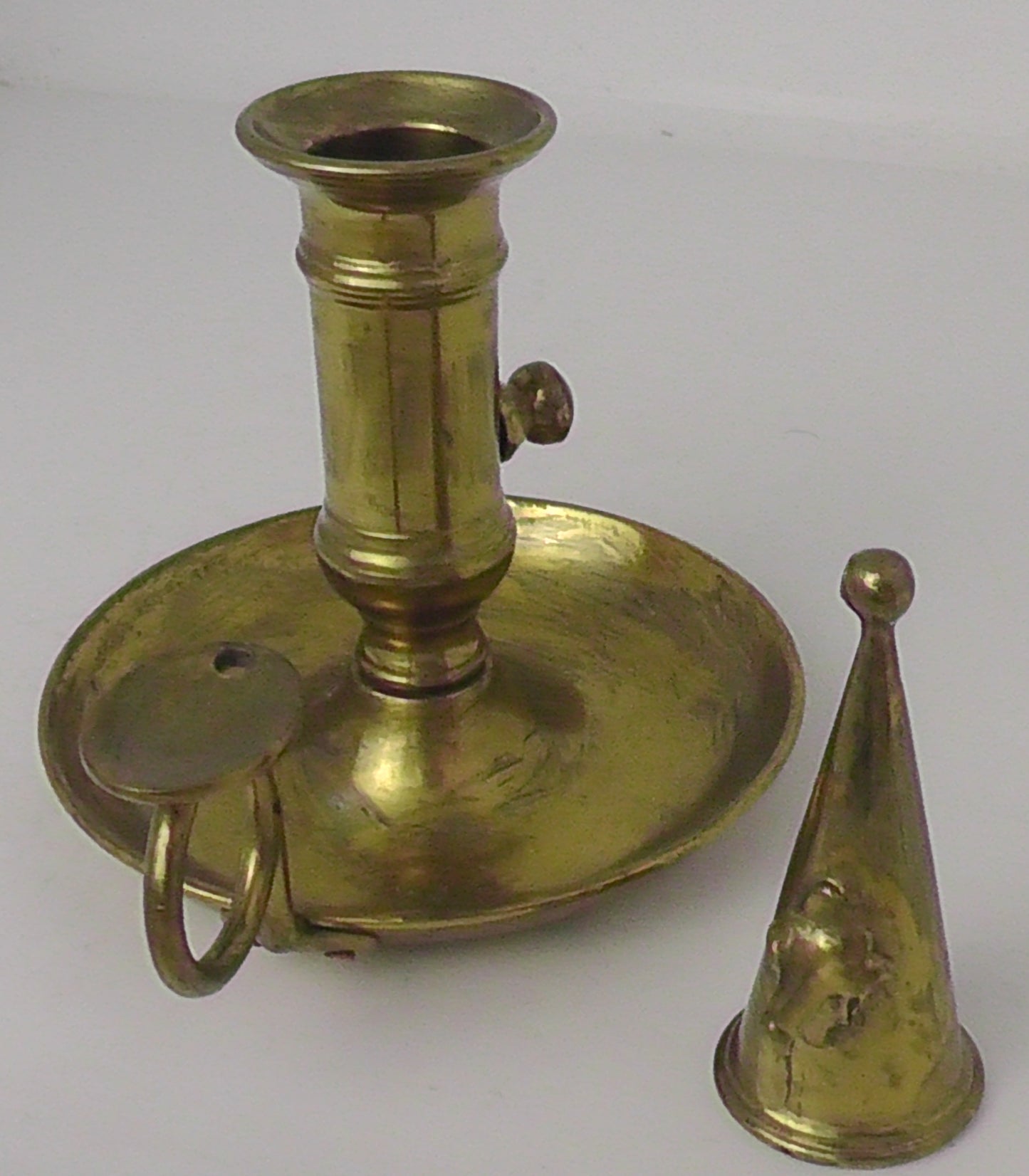 Brass Chamberstick/Candlestick with suffer