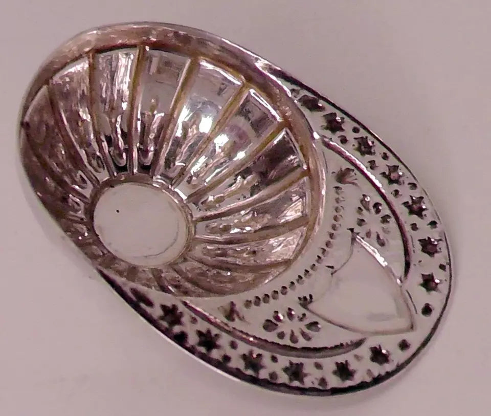 Solid Silver Jockey Cap Caddy Spoon Dates 1973 Francis Howard