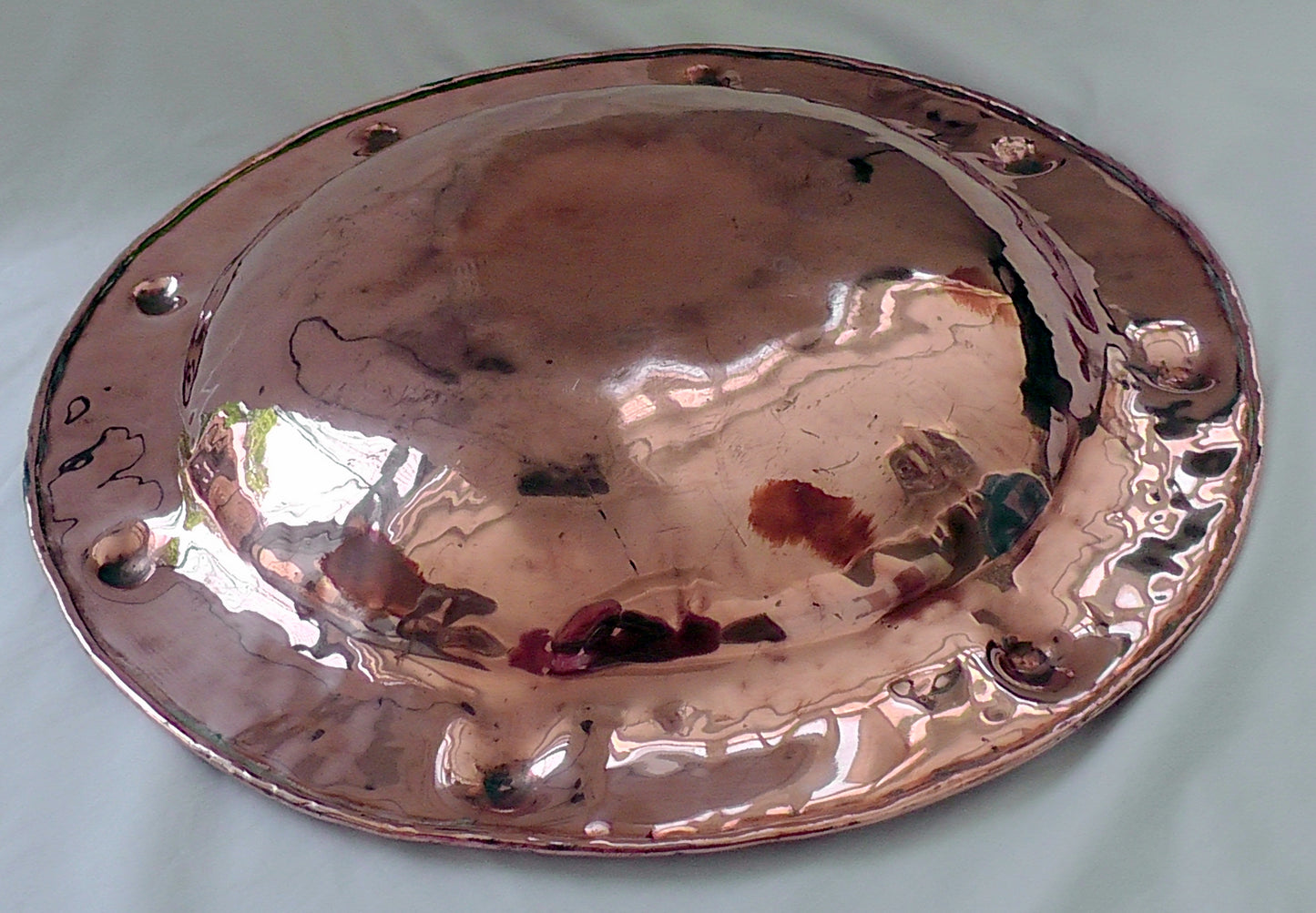 Arts & Crafts Large Copper Charger/Dish/Bowl/Collection Plate