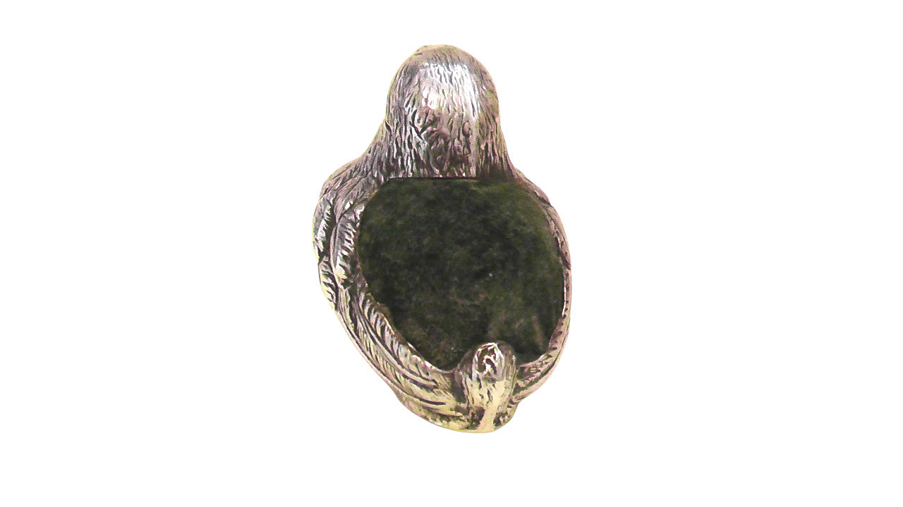 Antique Solid Silver Chick Pin Cushion by Sampson Morden dates 1905