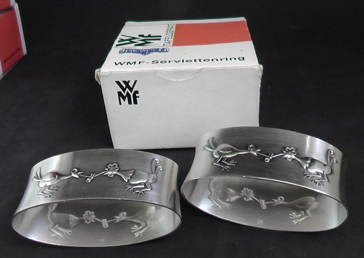 Pair of WMF Mid-Century Napkin Rings