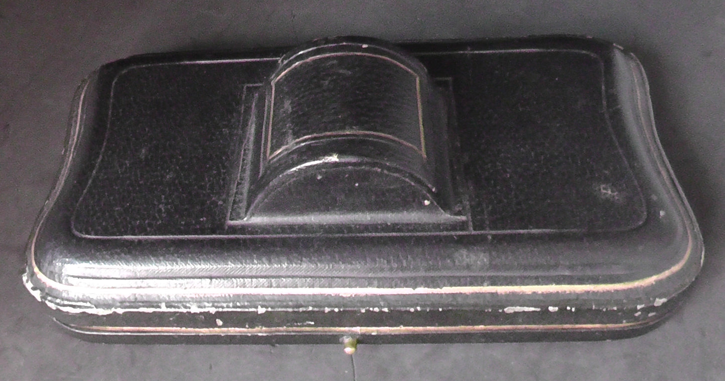 Solid Silver Cased 3 Piece Christening Set dates 1917