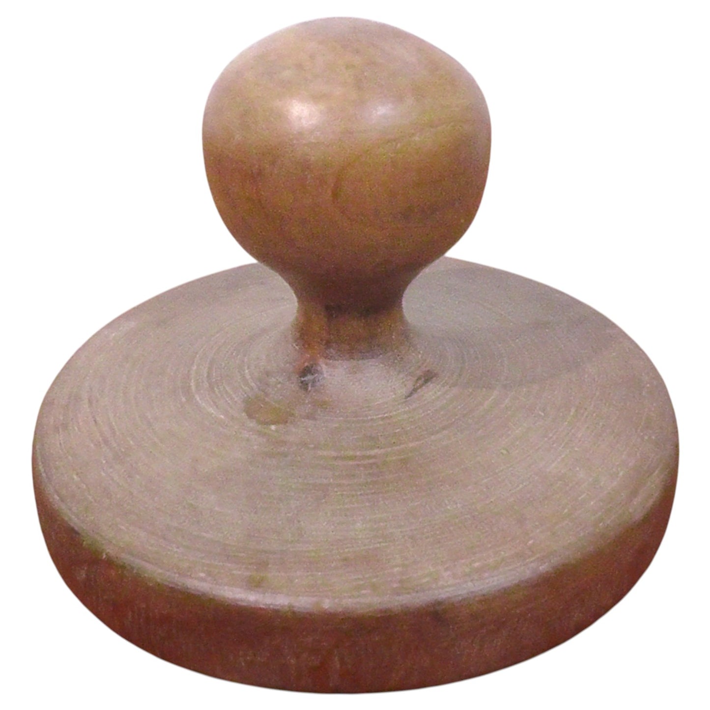 Antique Large French Treen Rooster Butter Stamp