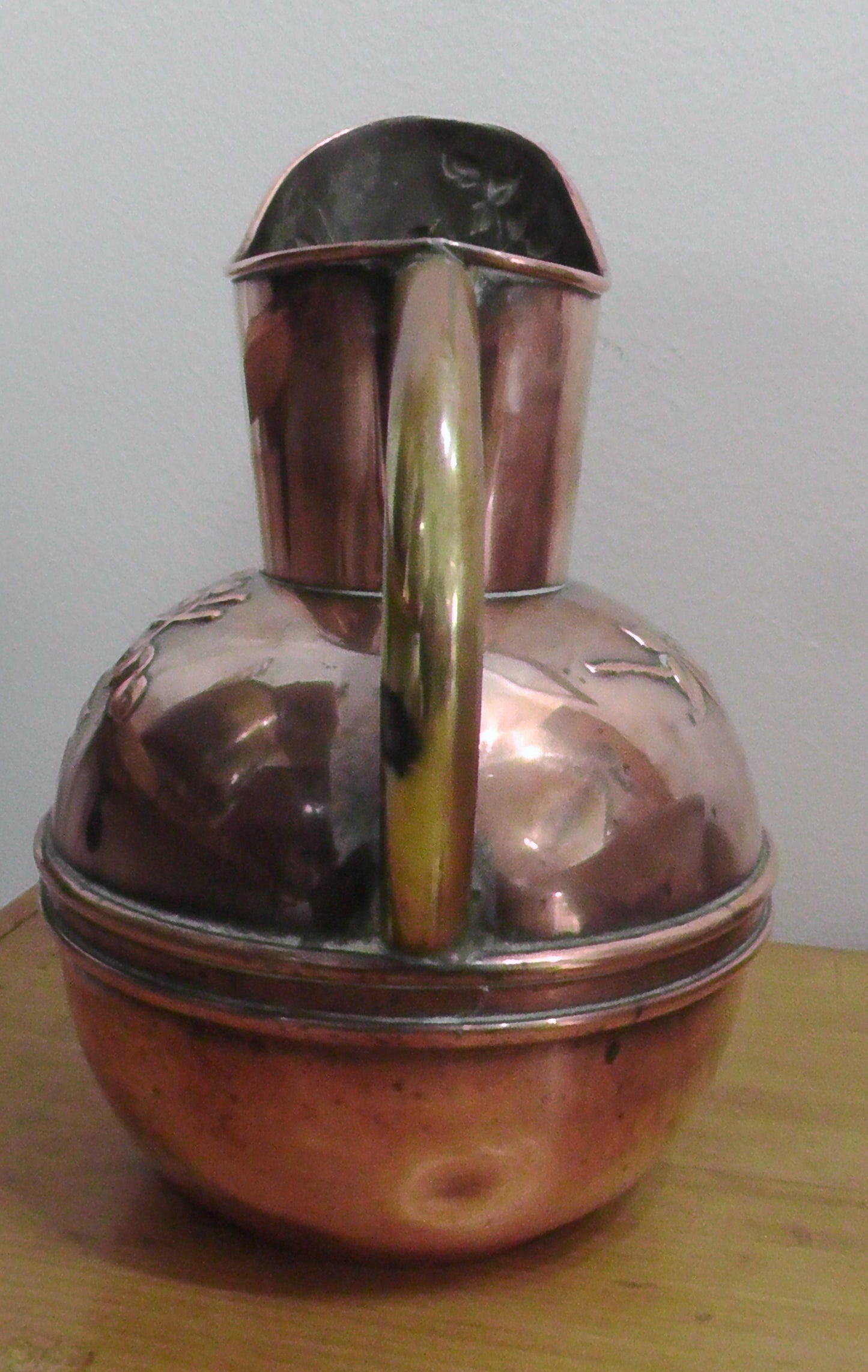 Art Nouveau Copper Jug