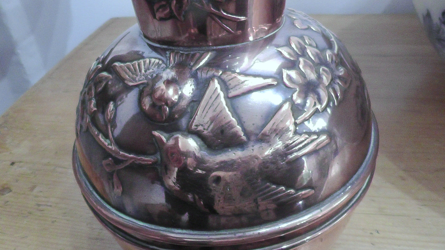 Art Nouveau Copper Jug