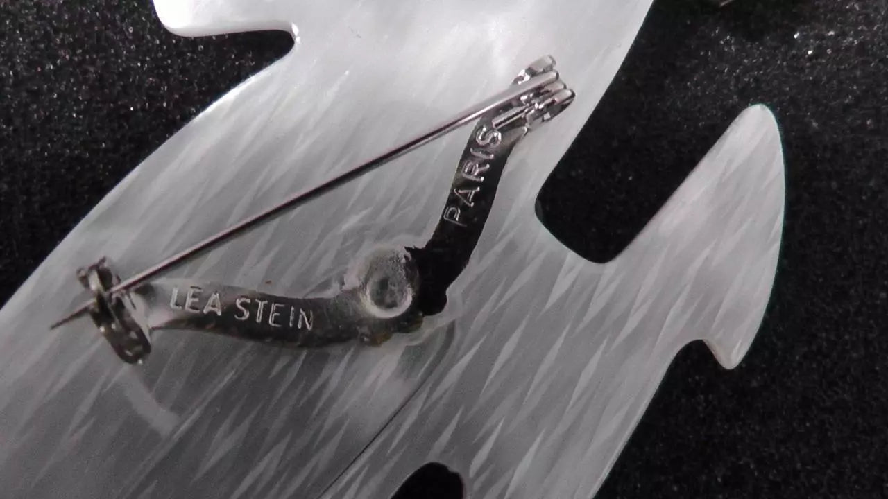 Genuine Lea Stein Dog Brooch (Ric the Terrier)
