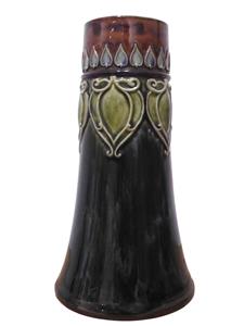 Doulton Stoneware Art Nouveau Vase
