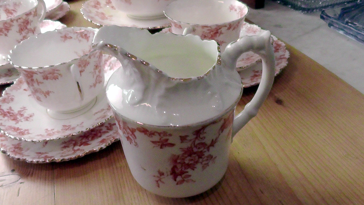 Edwardian Floral Tea Set x 21 Pieces