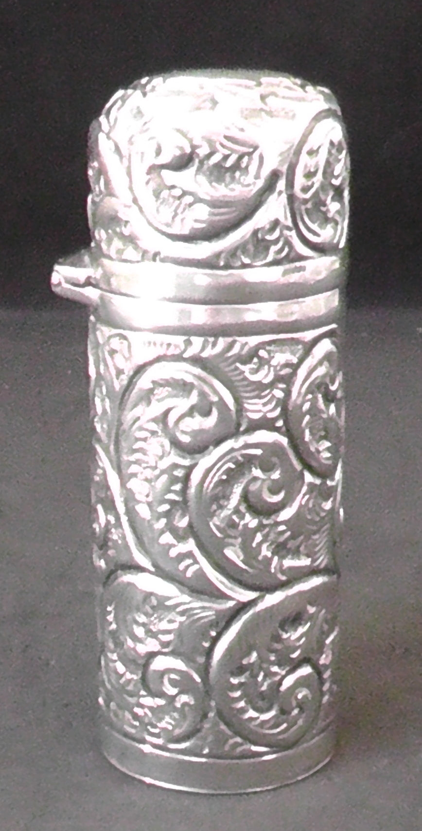 Small Silver Encased Scent Bottle - Chester 1892