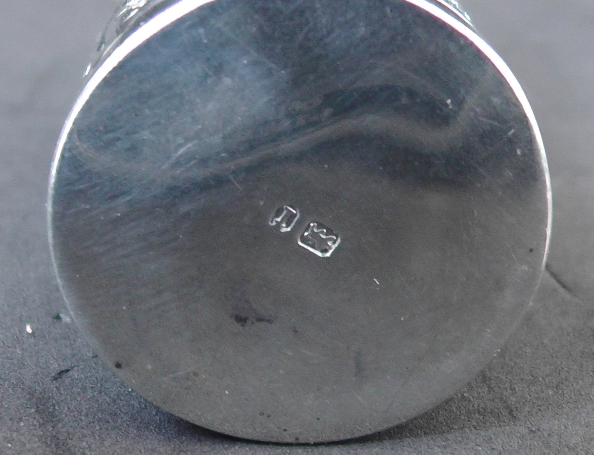 Small Silver Encased Scent Bottle - Chester 1892