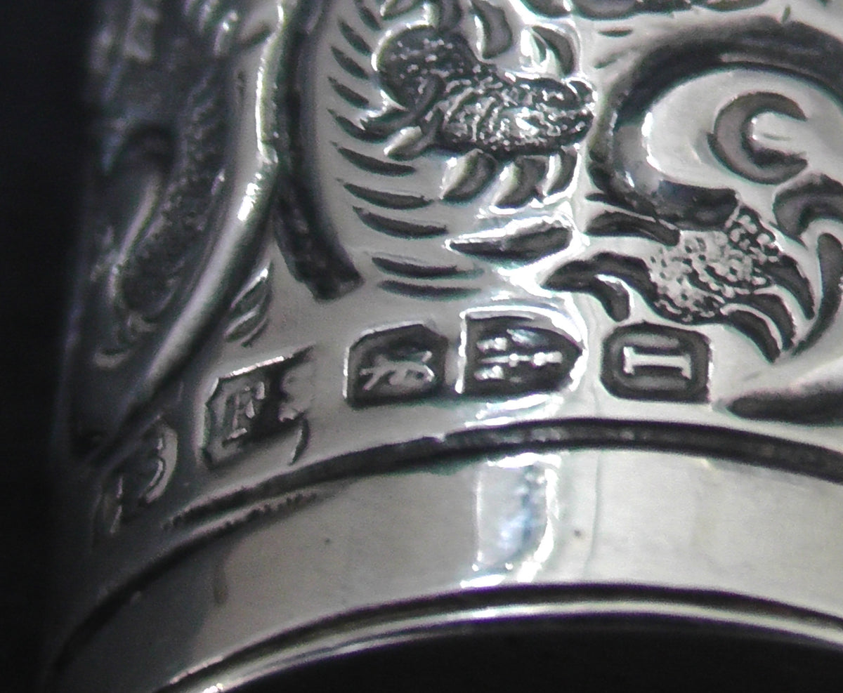 Small Silver Encased Scent Bottle - Chester 1892