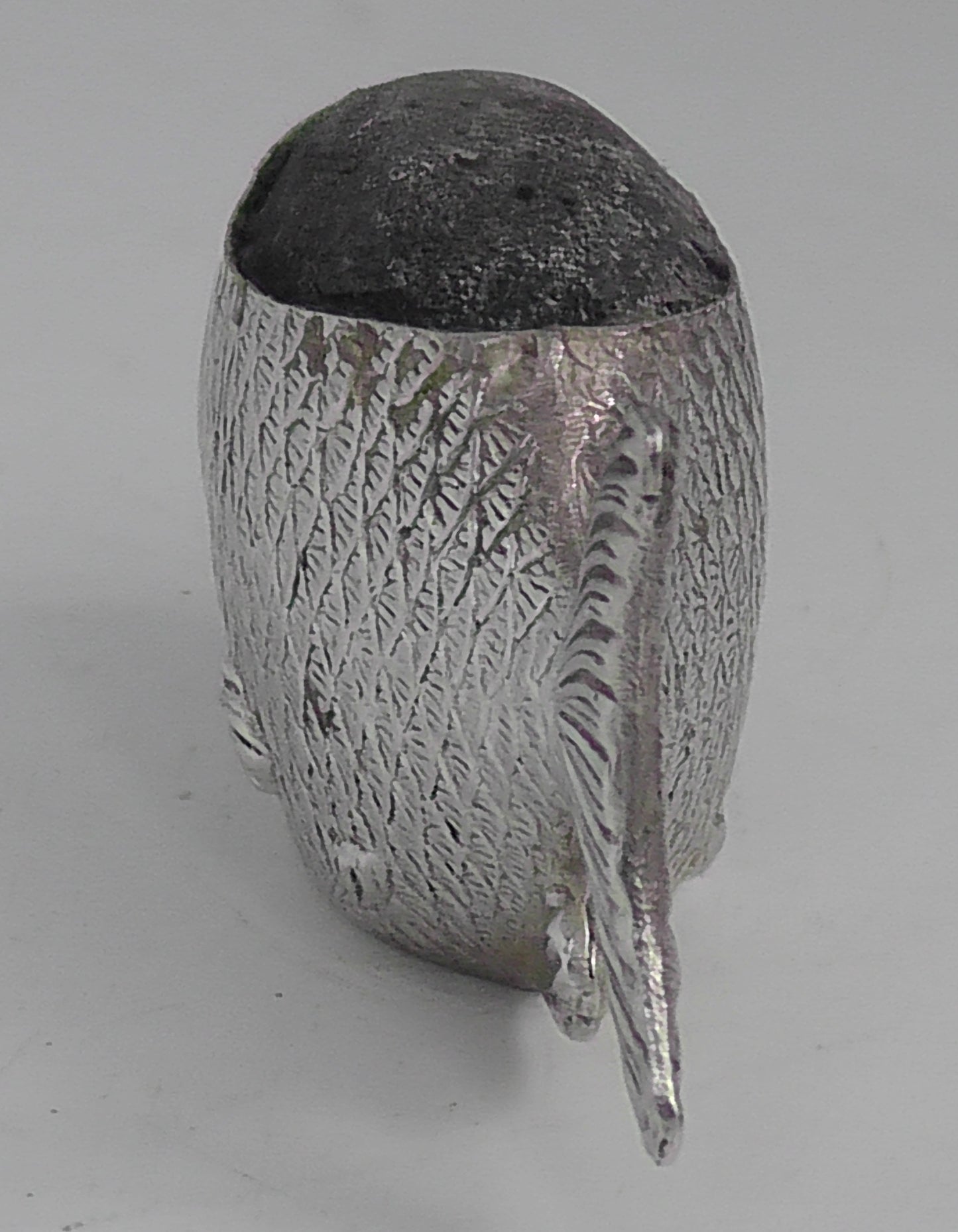 Antique Rare Solid Silver Fish Pin Cushion by Sampson Mordan dates Chester 1908
