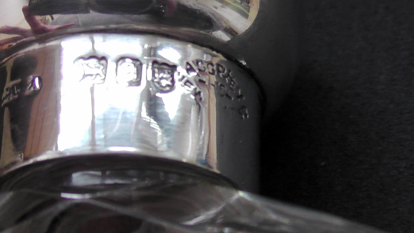 Asprey Silver Hip Flask dated 1896
