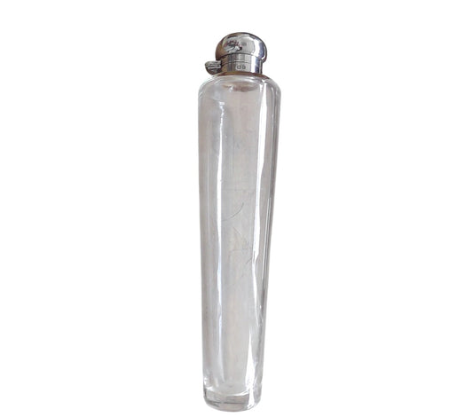 Silver Conical Hunting/Hip Flask Samson George Unite dates 1907