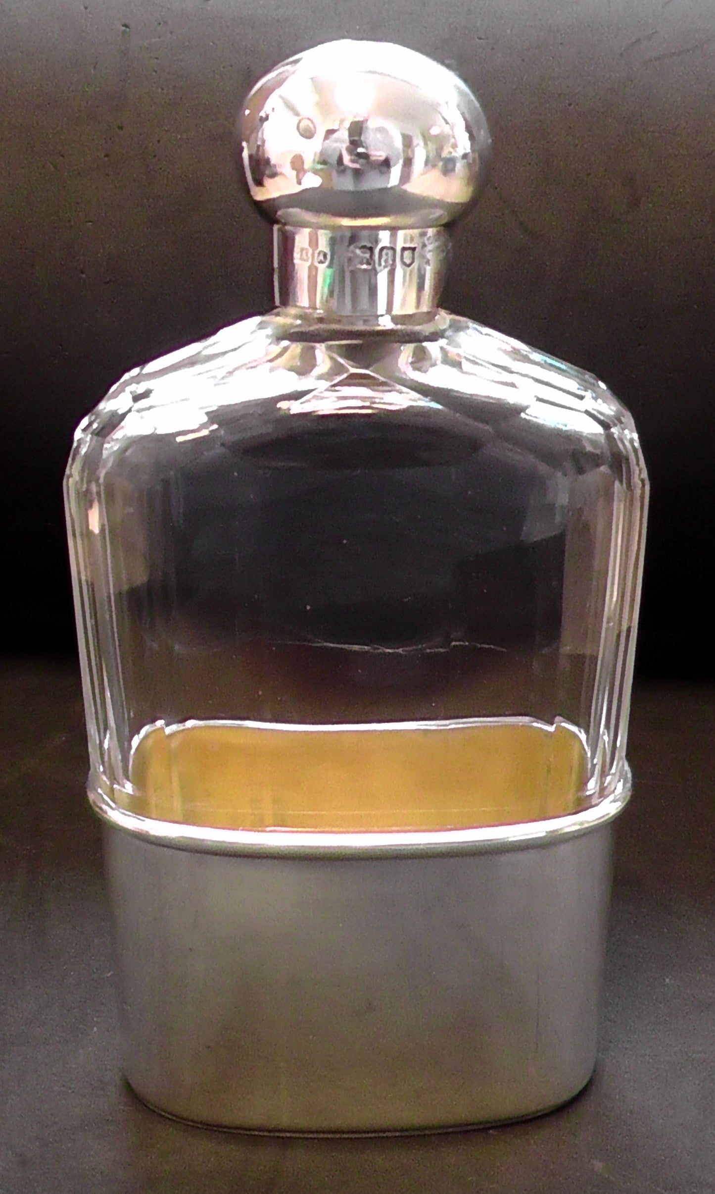 Asprey Silver Hip Flask dated 1896
