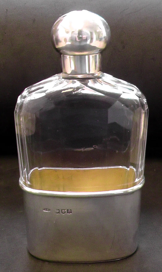 Asprey Silver Hip Flask dated 1896
