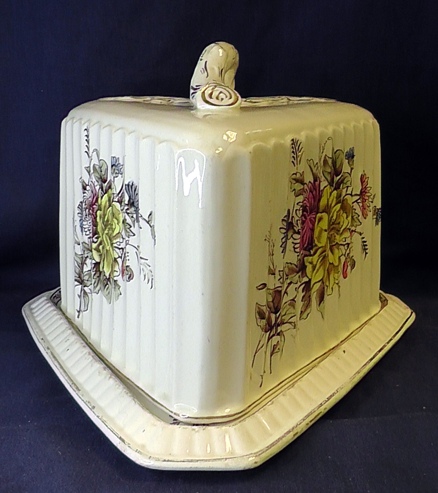 Antique French Large Sevres Cheese/Stilton Dish