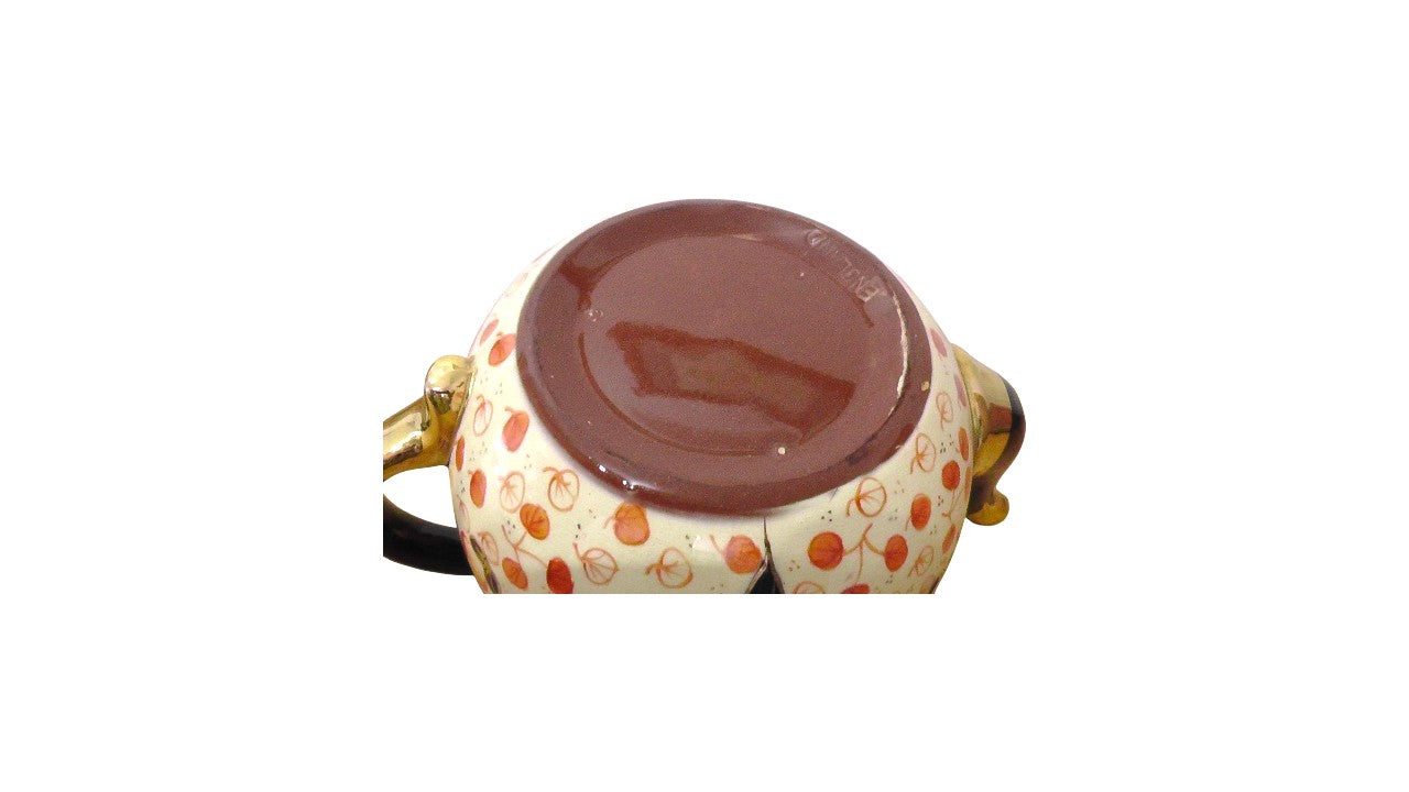 Vintage Gaudy Welsh Teapot and Water Jug