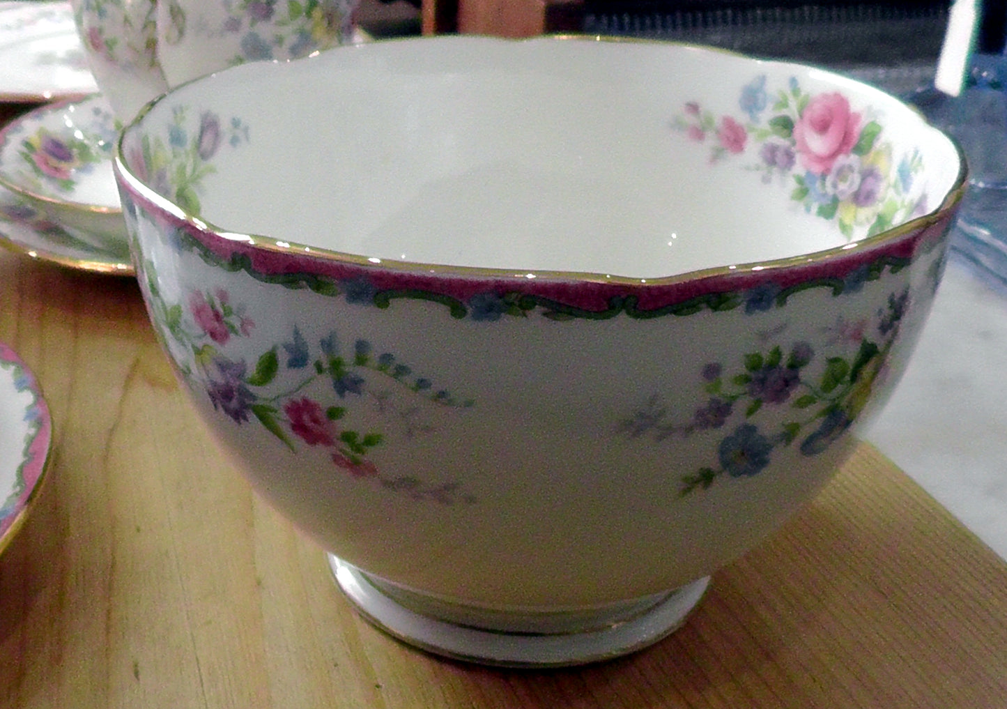 Royal Grafton Tea Set Pink & Floral x 21 Pieces