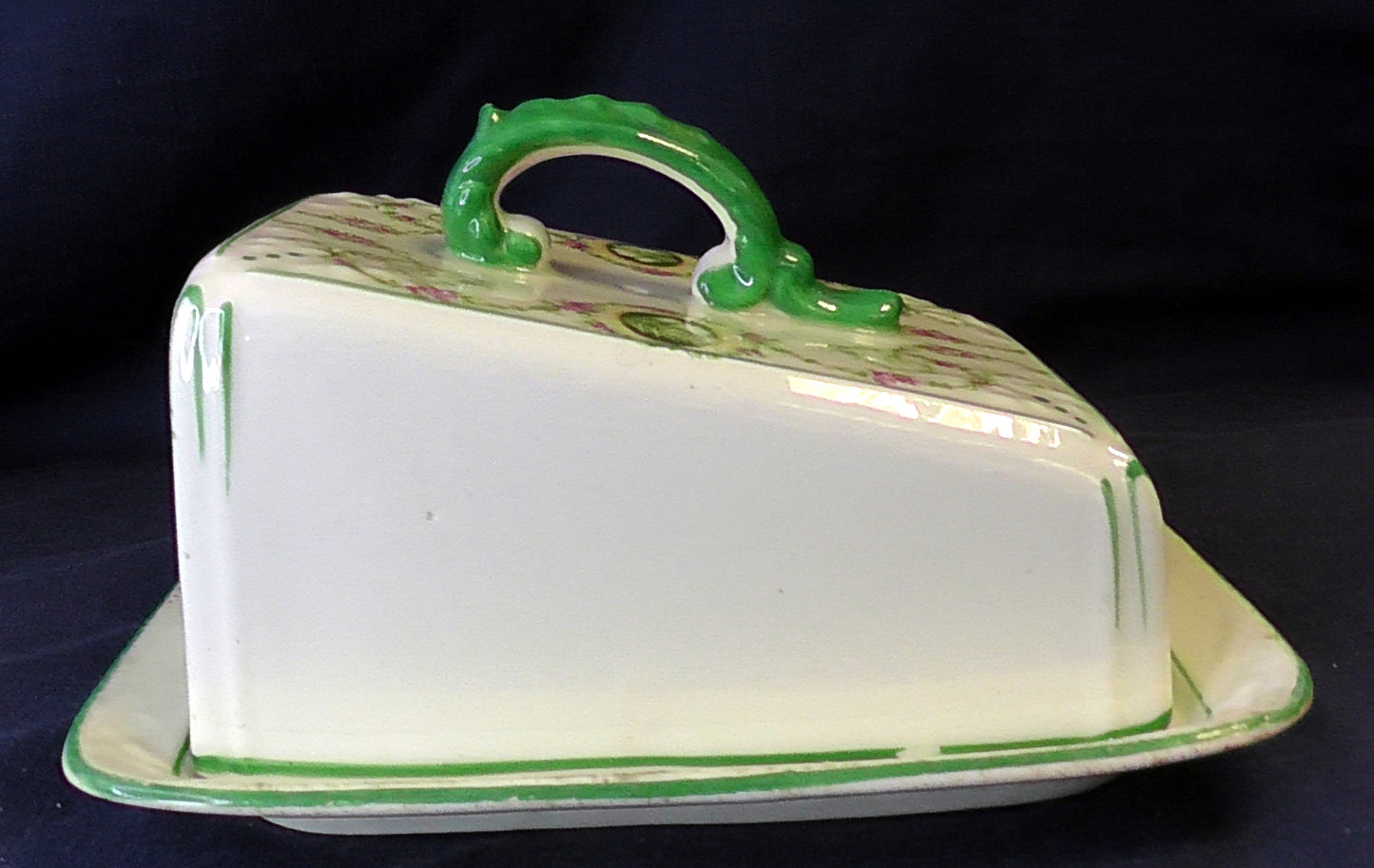 Vintage Art Deco Cheese/Butter Dish