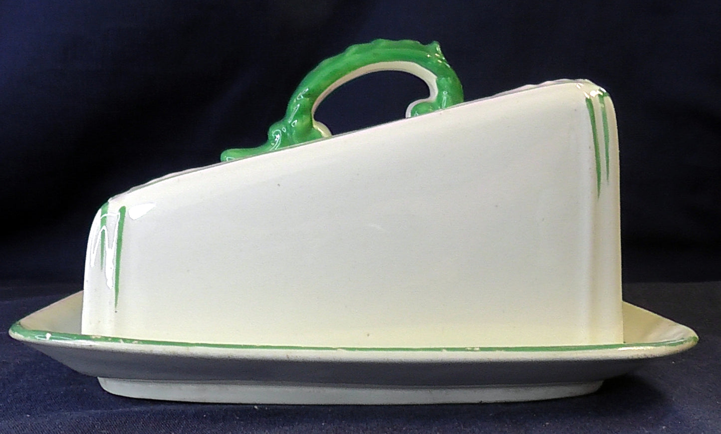 Vintage Art Deco Cheese/Butter Dish