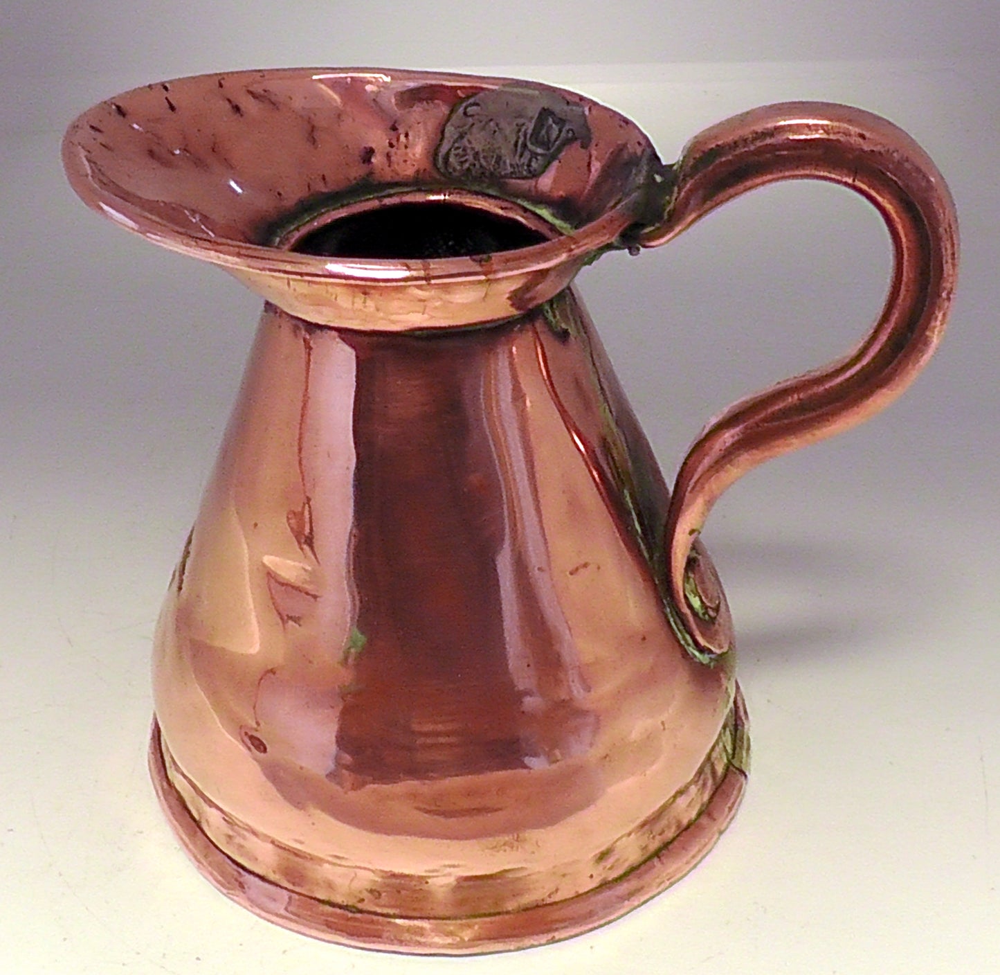 Victorian 1/2 Pint Copper Flagon/Harvest Jug