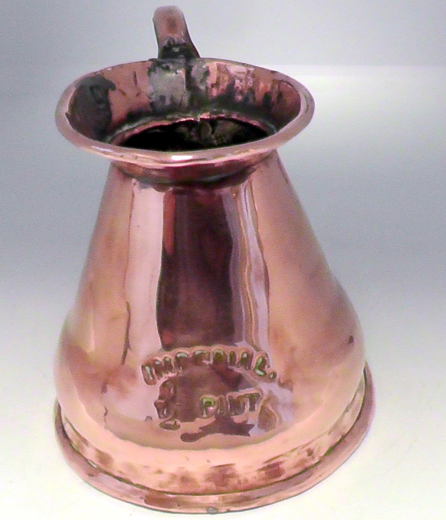 Victorian 1/2 Pint Copper Flagon/Harvest Jug