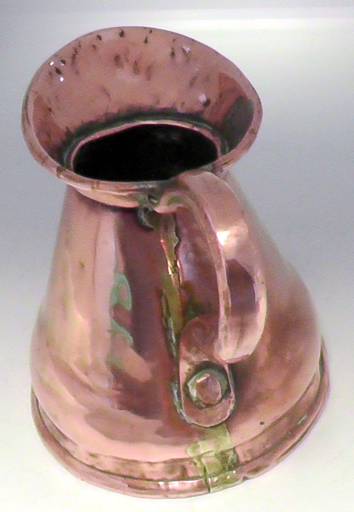 Victorian 1/2 Pint Copper Flagon/Harvest Jug