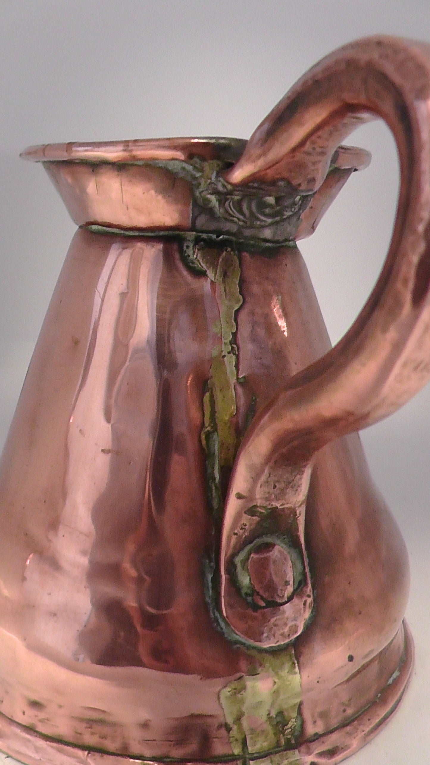 Victorian 1/2 Pint Copper Flagon/Harvest Jug