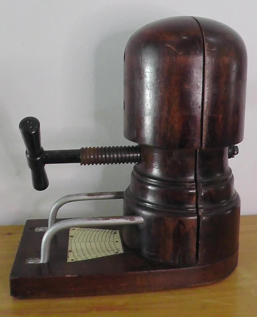 Antique Milliners Hat Mould Block/Hat Stretcher/Haberdashery Shop Display