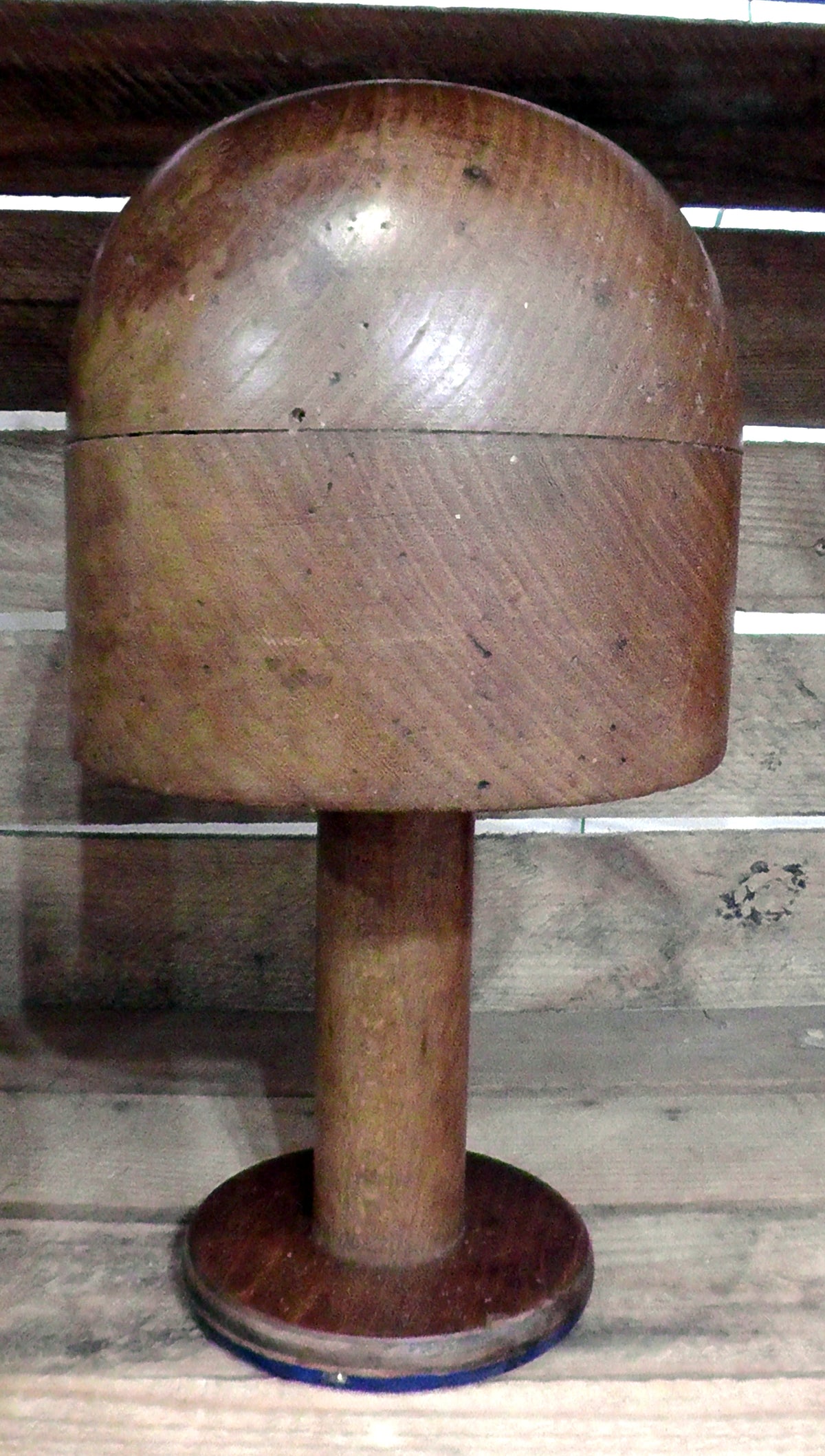 Antique Milliners Hat Mould Block/Haberdashery Shop Display