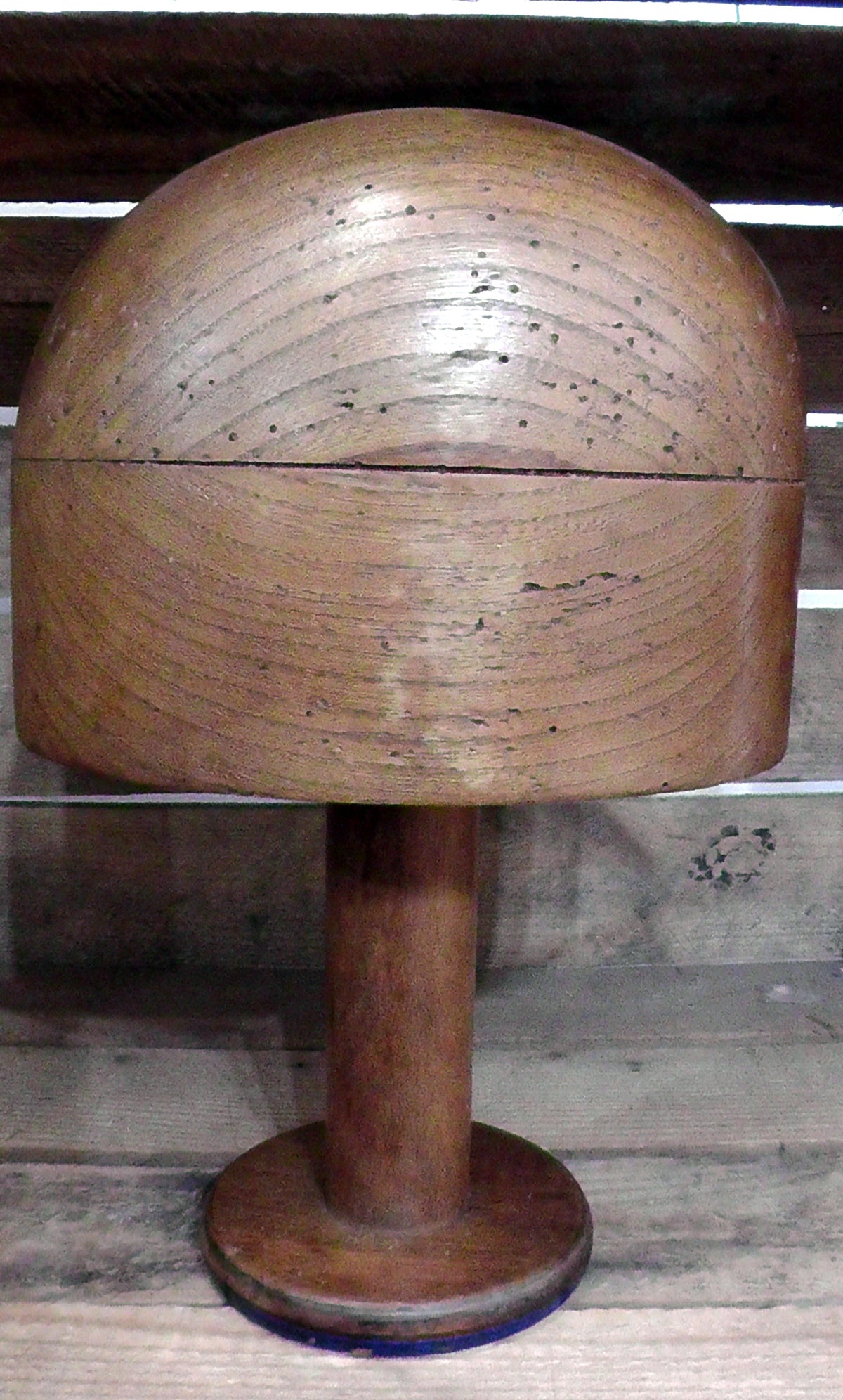 Antique Milliners Hat Mould Block/Haberdashery Shop Display