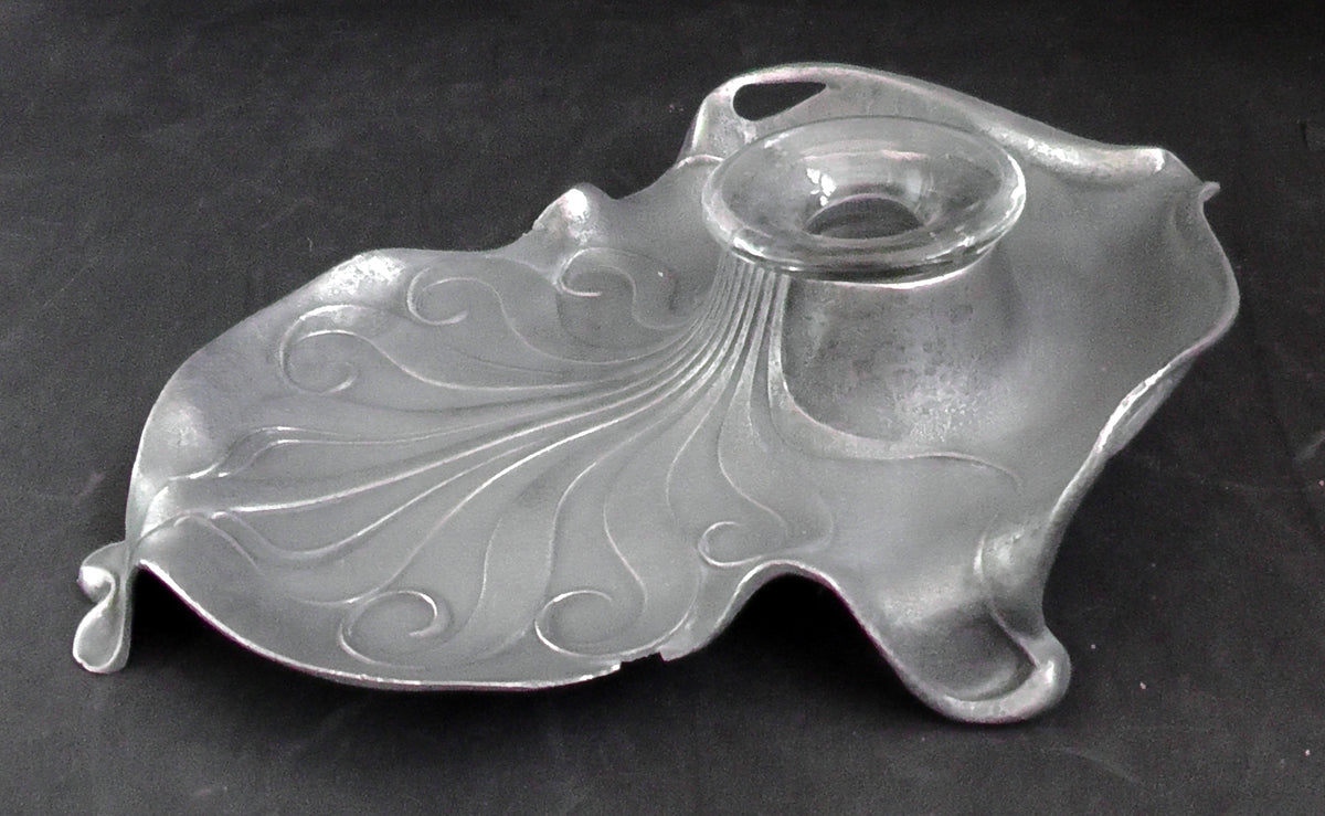 Orivit Art Nouveau Pewter Ink Stand