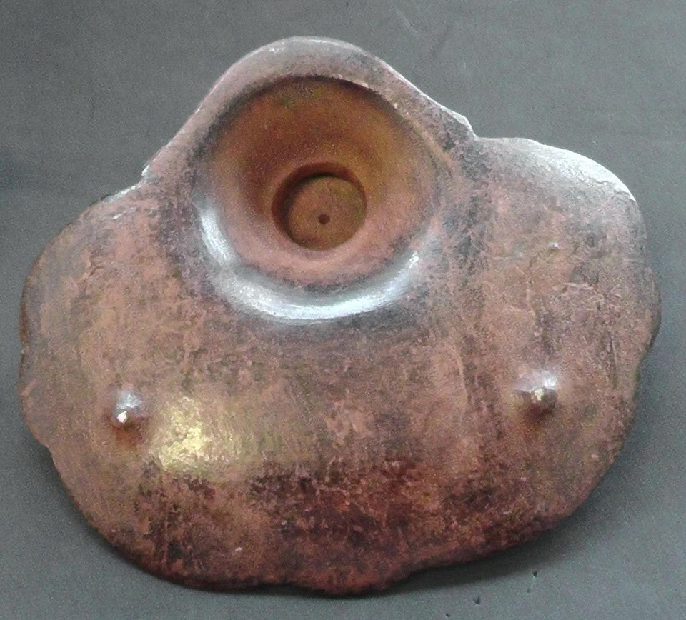 Antique Iron Inkwell